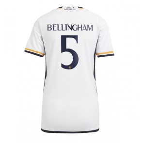 Real Madrid Jude Bellingham #5 Replica Home Stadium Shirt for Women 2023-24 Short Sleeve